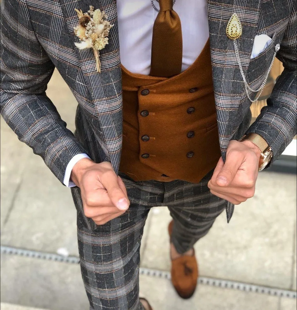 Trouwpakken driedelig - als je een trouwpak echt wilt personaliseren tot in detail jouw stijl maken