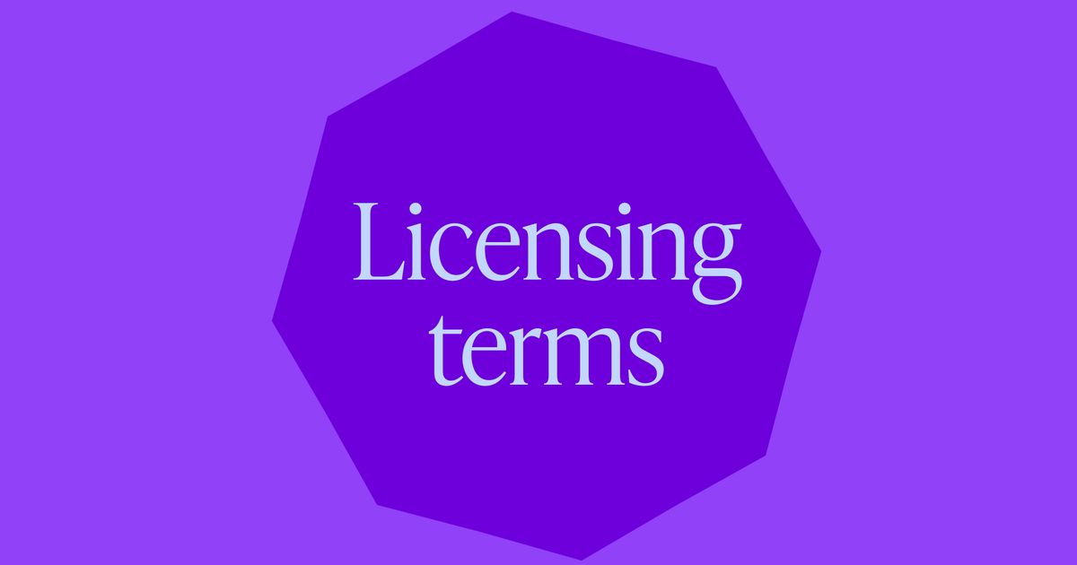 What are licensing terms? - CLIP