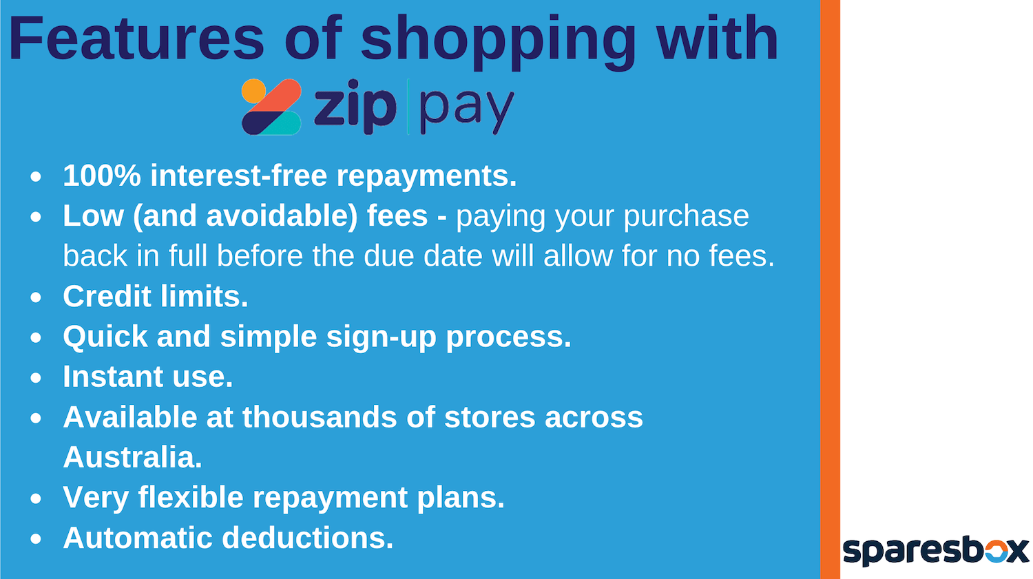 ZipPay Car Parts at Sparesbox Sparesbox