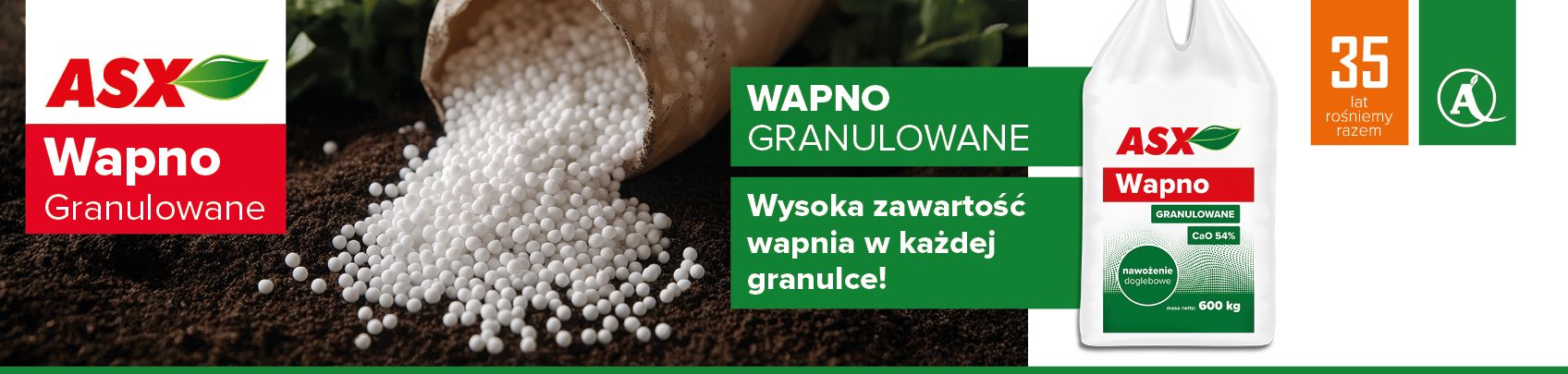 ASX Wapno granulowane