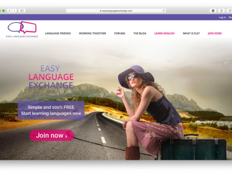 Easy language exchange cung cấp nhiều tính năng hỗ trợ cho việc học tiếng Anh