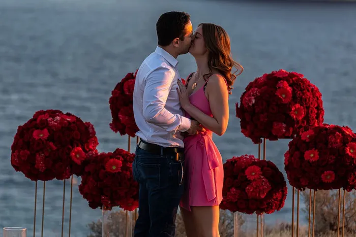Wedding proposal at Es Vedrà Ibiza — evening celebrations, Ibiza