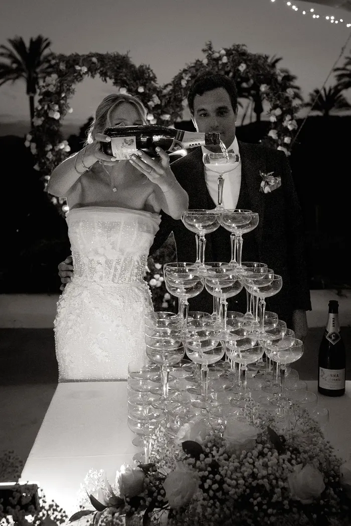 Pierre and Juliana at Atzaro — couple portraits, Ibiza