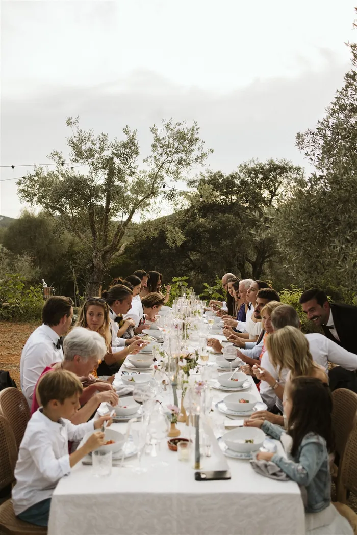 wedding dinner, finca delica ibiza