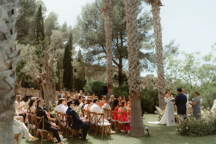 Natacha and Cesar finca wedding — couple portraits, Ibiza