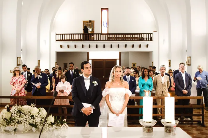 Pierre and Juliana at Atzaro — evening celebrations, Ibiza