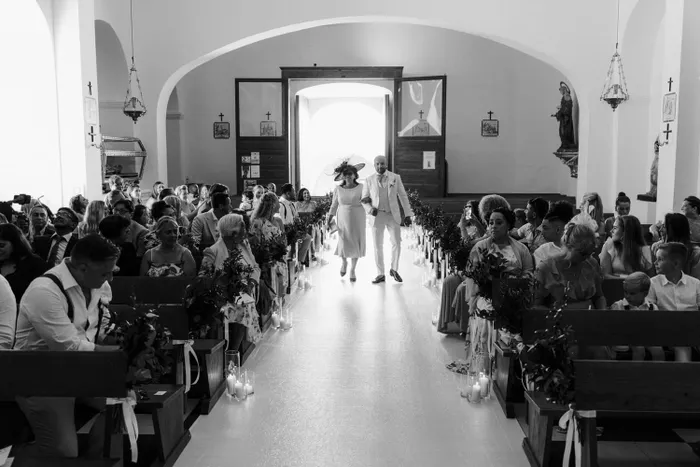 Nicola and Nigel — wedding reception at rooftop venue, Ibiza