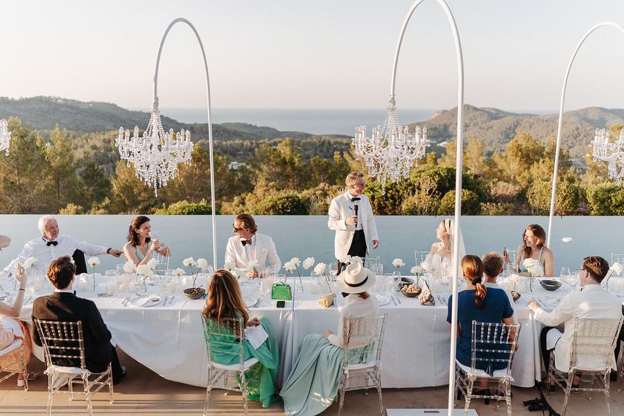 Villa wedding dinner — intimate celebration Ibiza