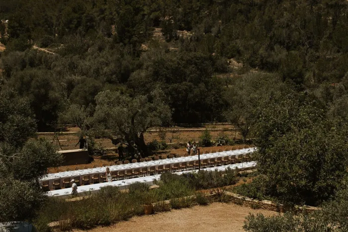 Wedding at Finca Delica Ibiza — reception details, Ibiza