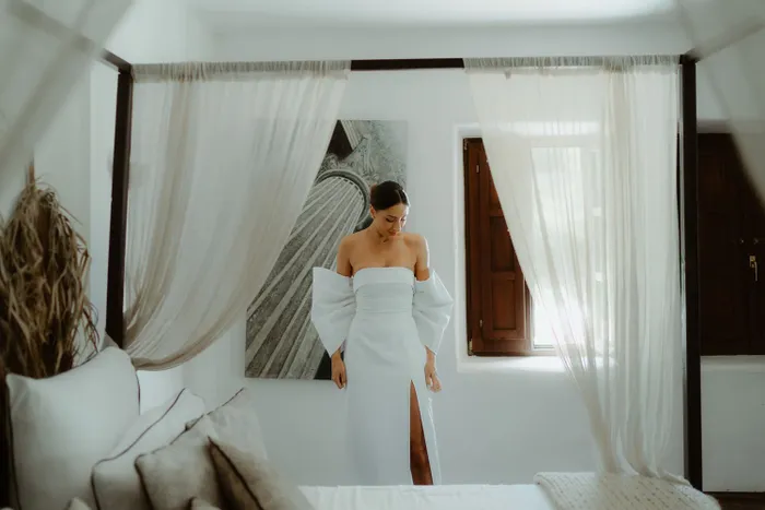 Natacha and Cesar finca wedding — ceremony moments, Ibiza