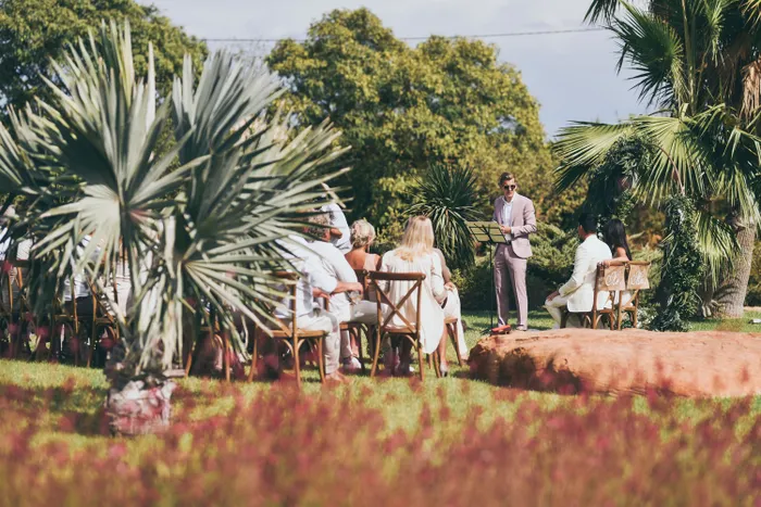 Manon and Alec — dinner and speeches at Villa Can Es, Ibiza
