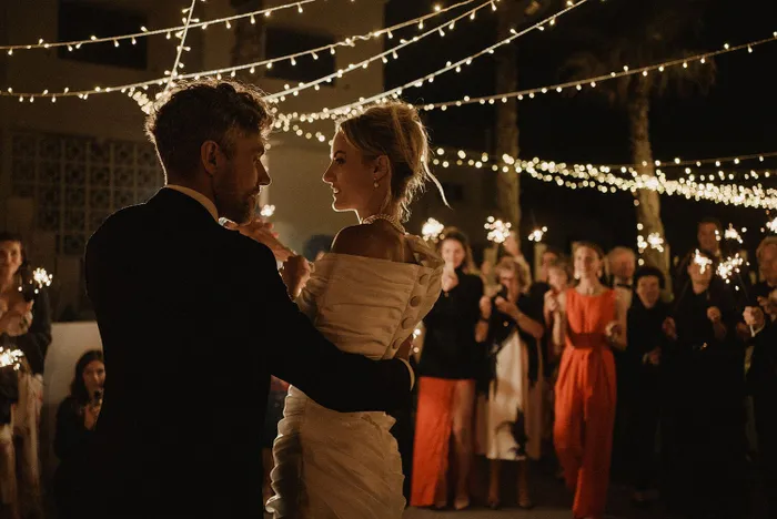 Angelina and William at 7 Pines Ibiza — reception details, Ibiza