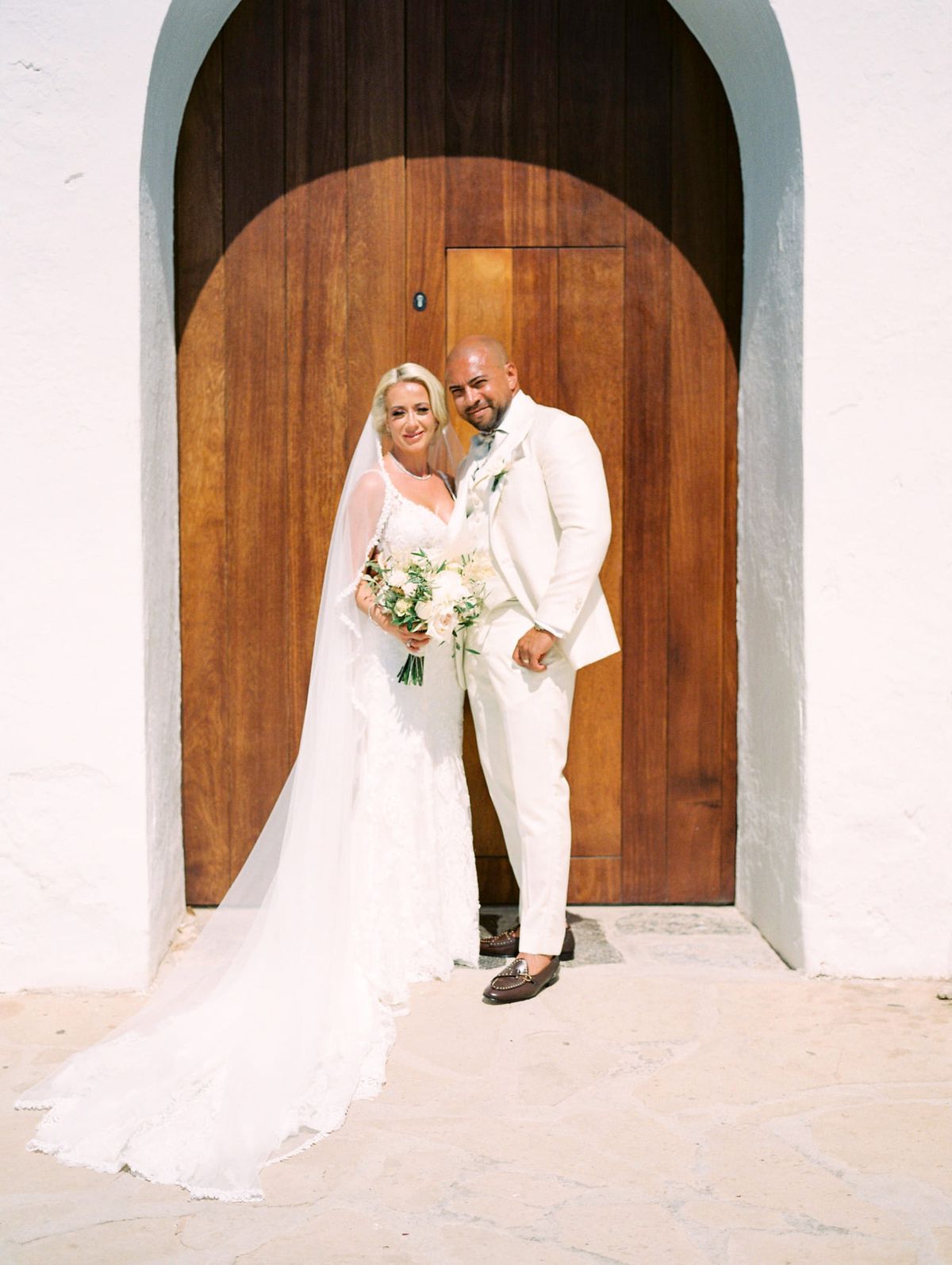 Nicola and Nigel church wedding and rooftop reception in Ibiza
