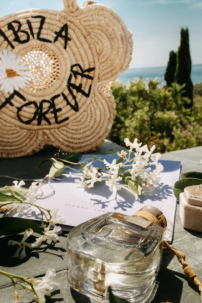 Pierre and Juliana at Atzaro — reception details, Ibiza