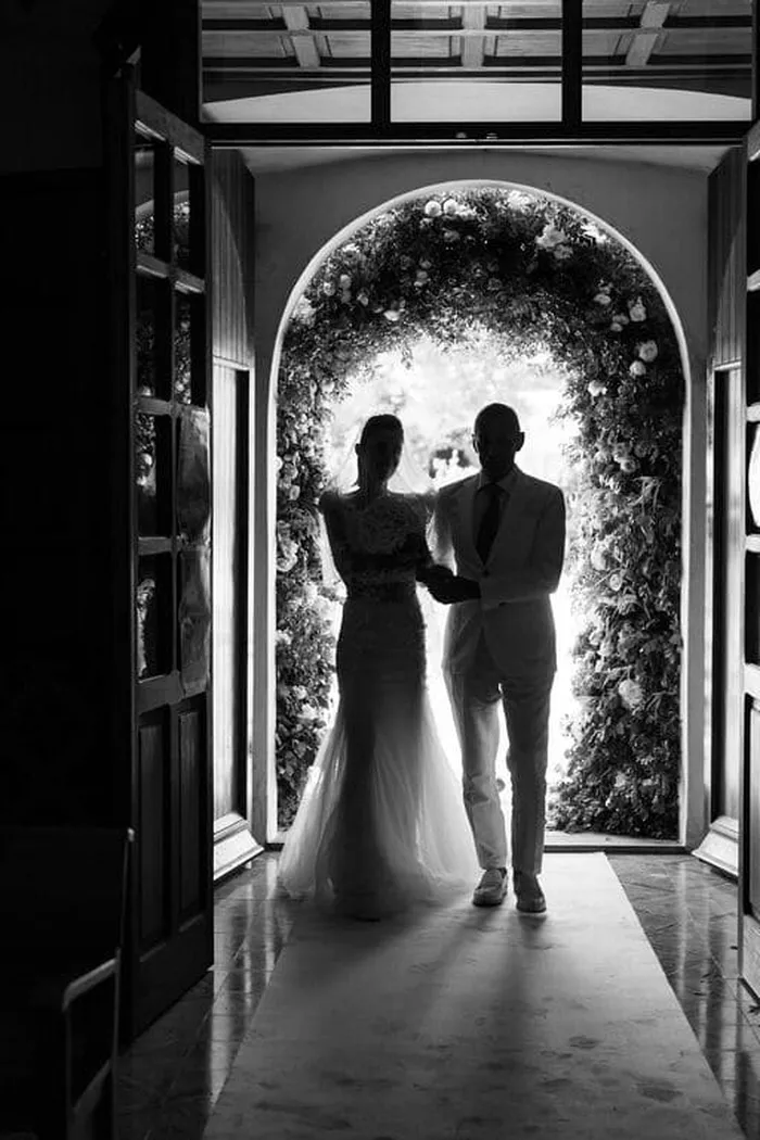 The church wedding organized by Bliss Ibiza Wedding planner for a luxury wedding