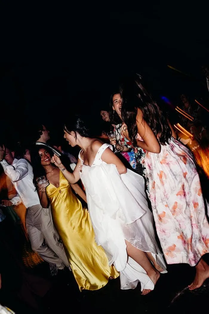 Finca wedding with a long party and cake show organised by Bliss Ibiza Wedding Planner