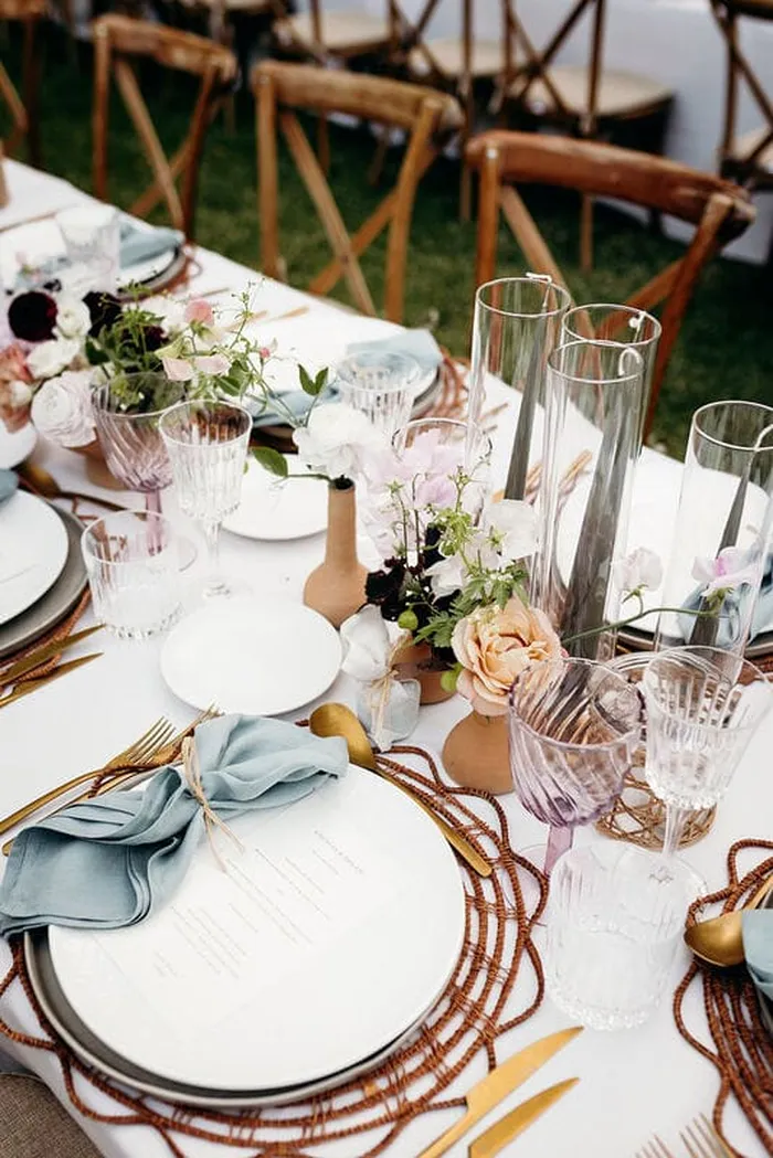 Ibiza finca wedding organized by Bliss Ibiza Wedding Planner with a beautiful flowers and amazing italian catering