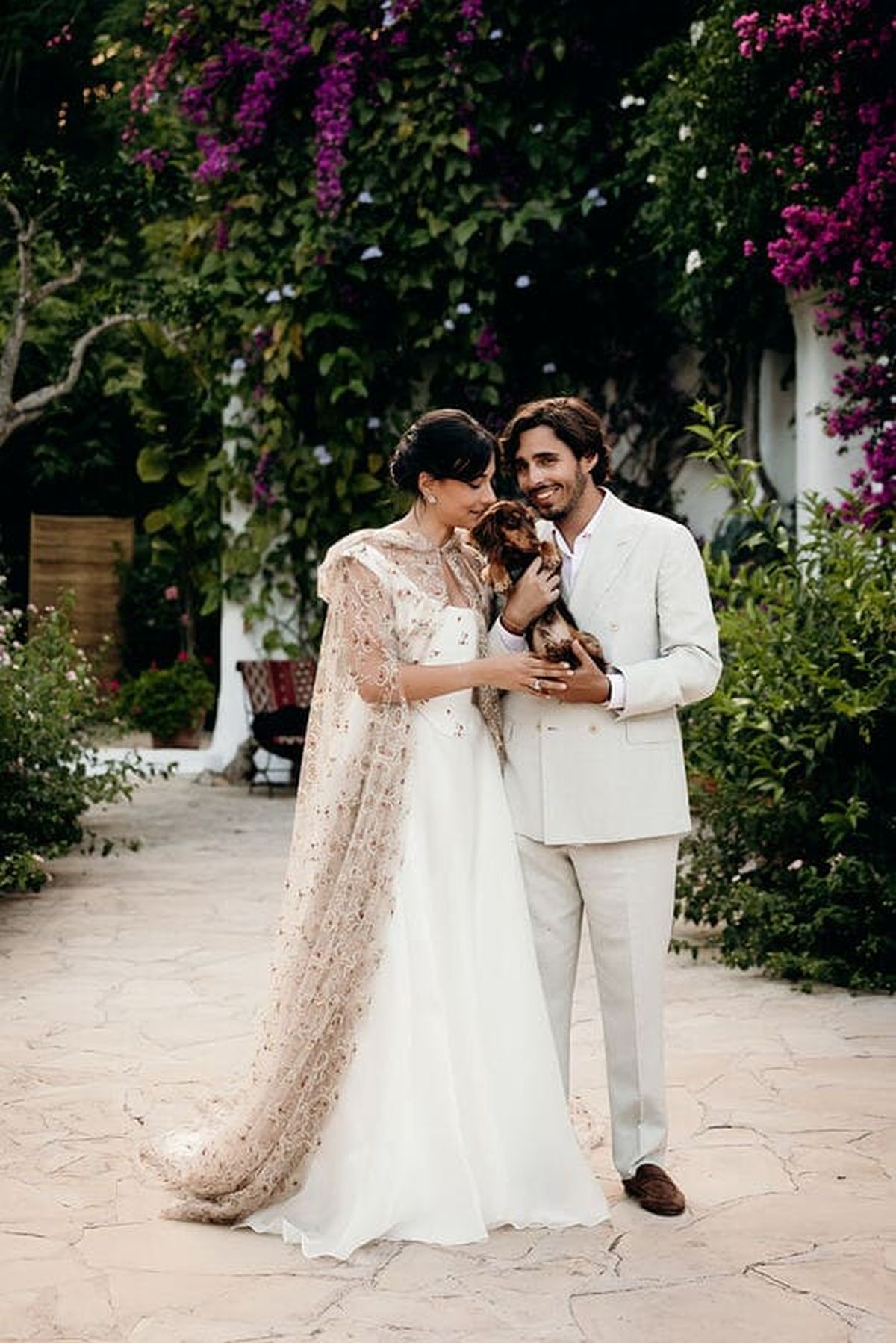 wedding organised by Bliss Ibiza Wedding Planner in a romatic setting of a traditional finca in Ibiza