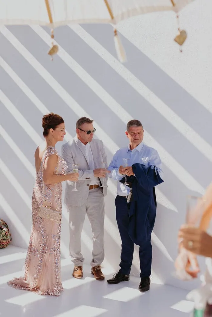 Laetitia and Sylvian luxury villa wedding — couple portraits, Ibiza