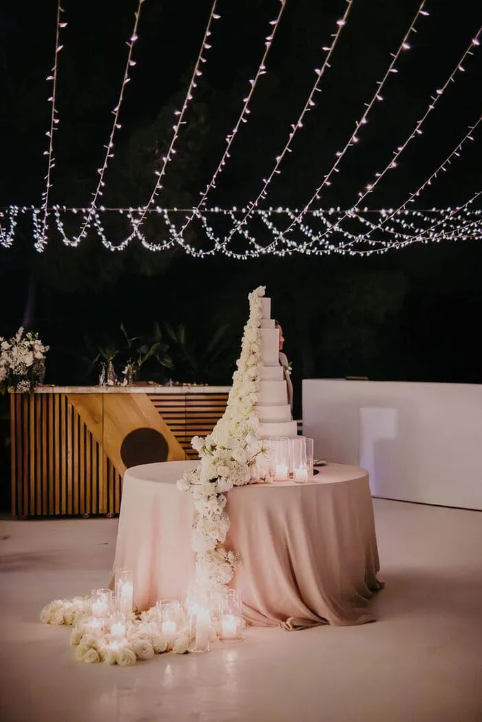 Laetitia and Sylvian luxury villa wedding — ceremony moments, Ibiza