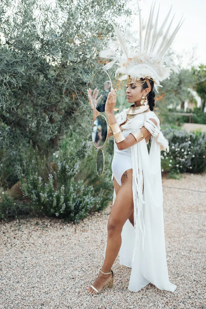 Anna and Fabian at Juntos House — ceremony moments, Ibiza