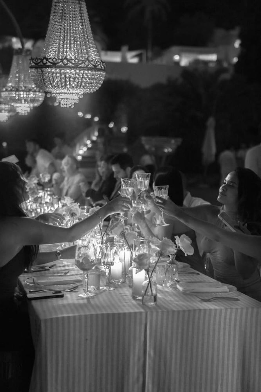 Birthday dinner celebration at a private Ibiza finca by Bliss