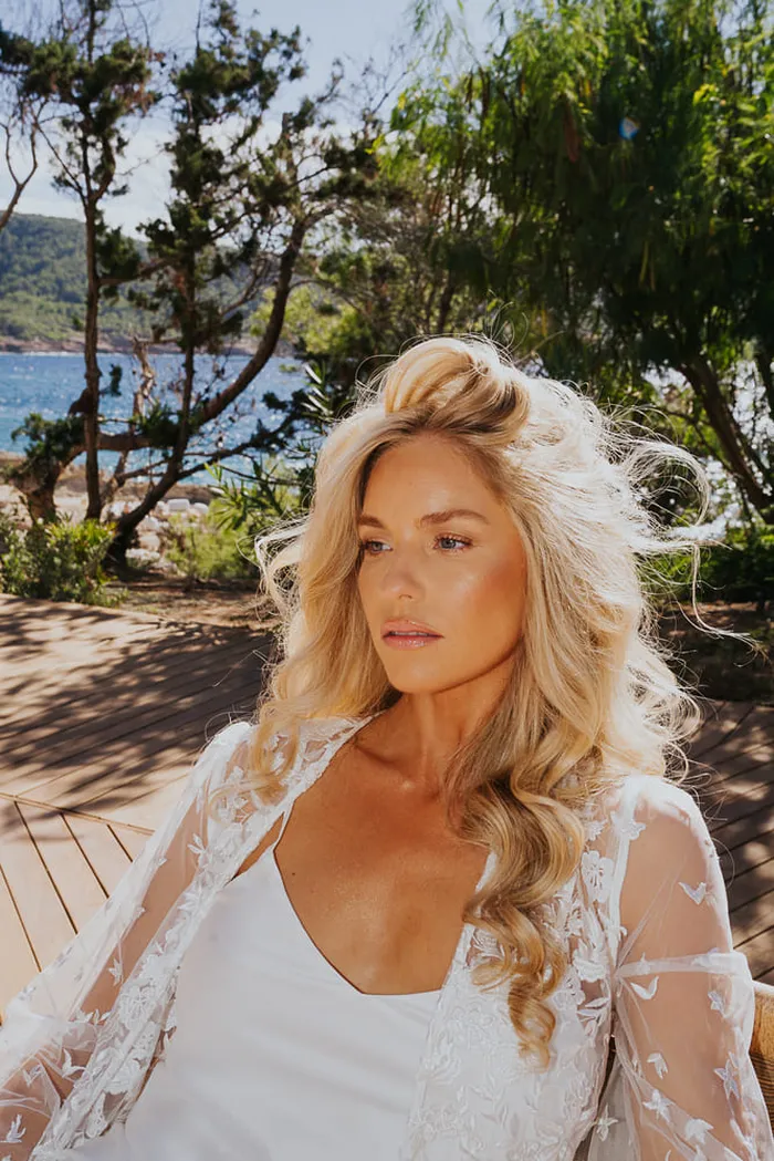 Beach wedding at Six Senses Ibiza — couple portraits, Ibiza