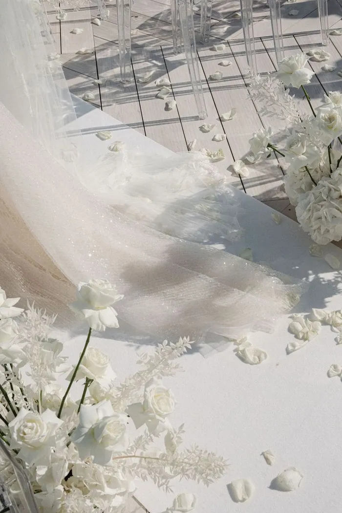 Bride getting ready luxury hotel suite