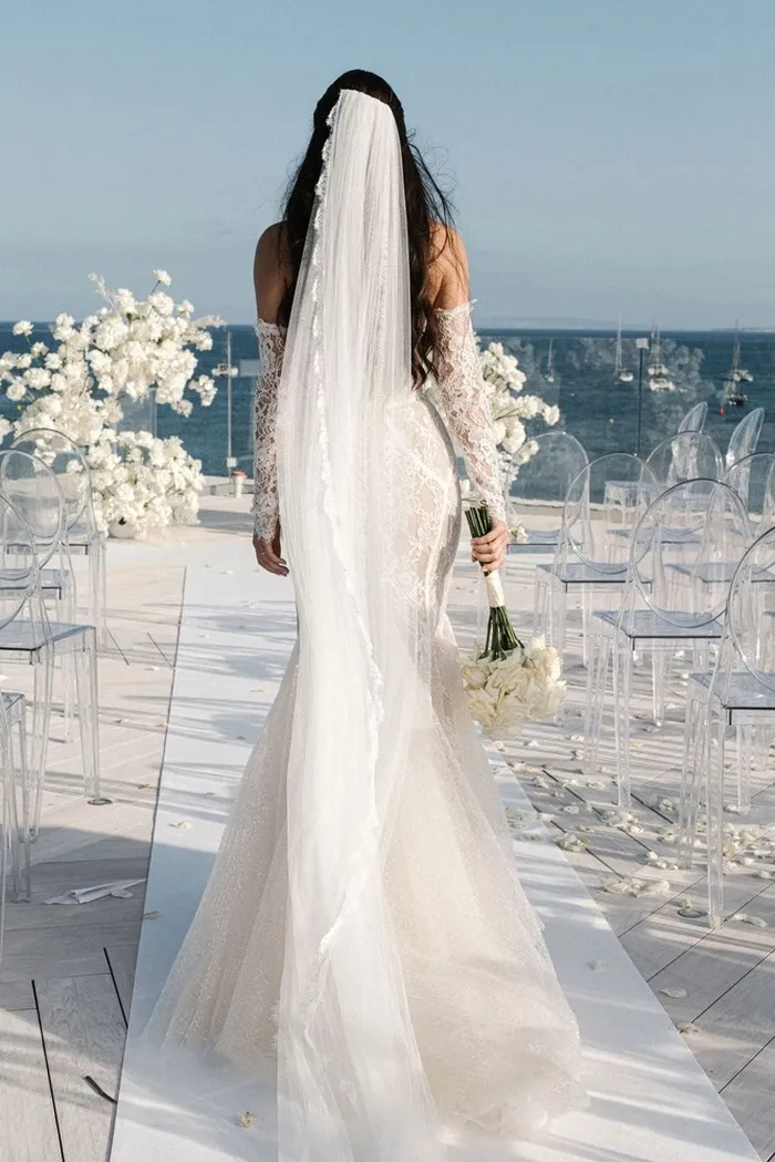 White wedding at Nobu Hotel Ibiza — ceremony moments, Ibiza