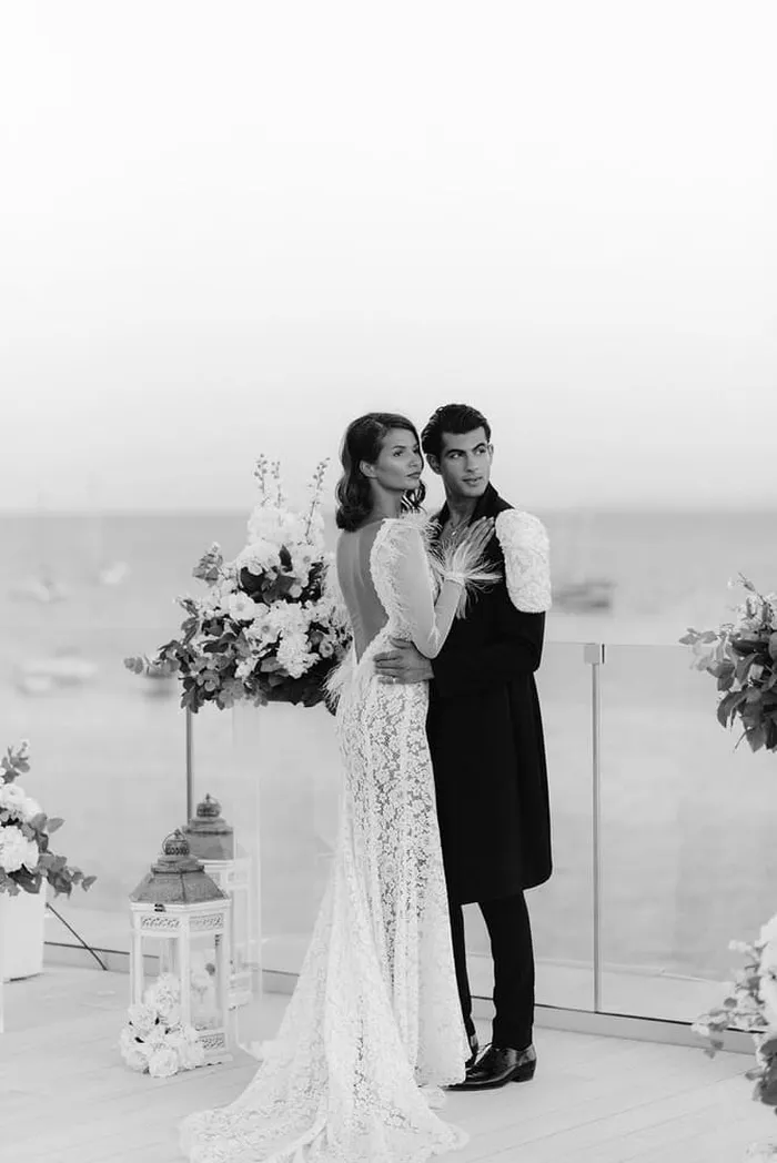 Wedding inspiration shoot at Nobu Ibiza — evening celebrations, Ibiza