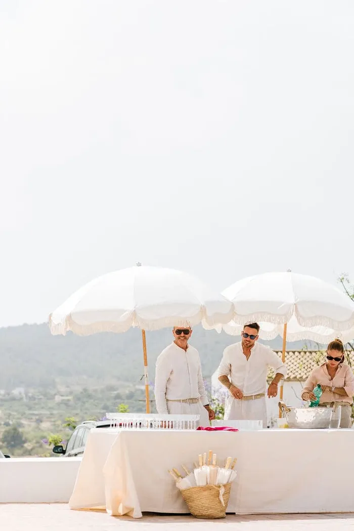 The church wedding organized by Bliss Ibiza Wedding planner for a luxury wedding