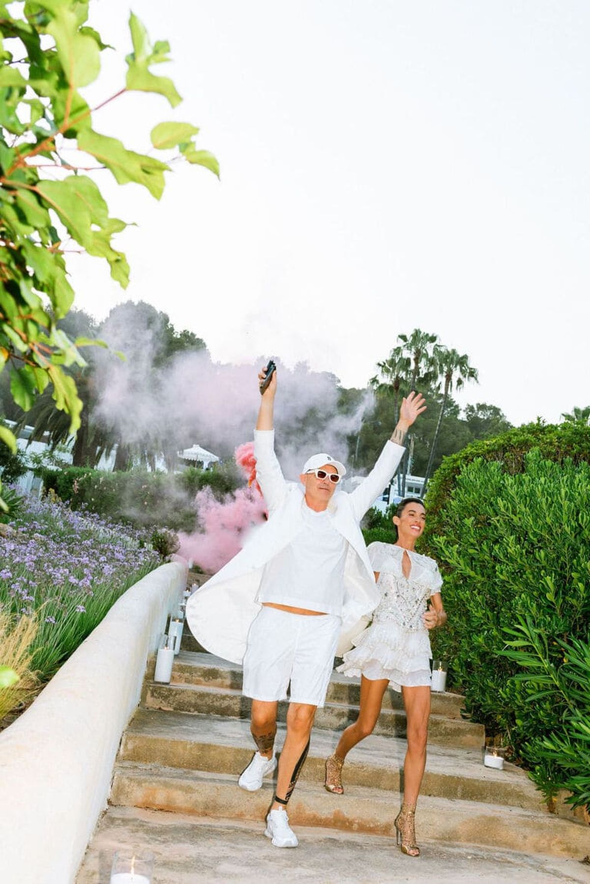 Wedding in a private villa organised by the best Ibiza wedding planner Bliss Ibiza with an eye for details and passion for work, villa luxury wedding in ibiza