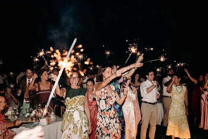 Finca wedding with a long party and cake show organised by Bliss Ibiza Wedding Planner