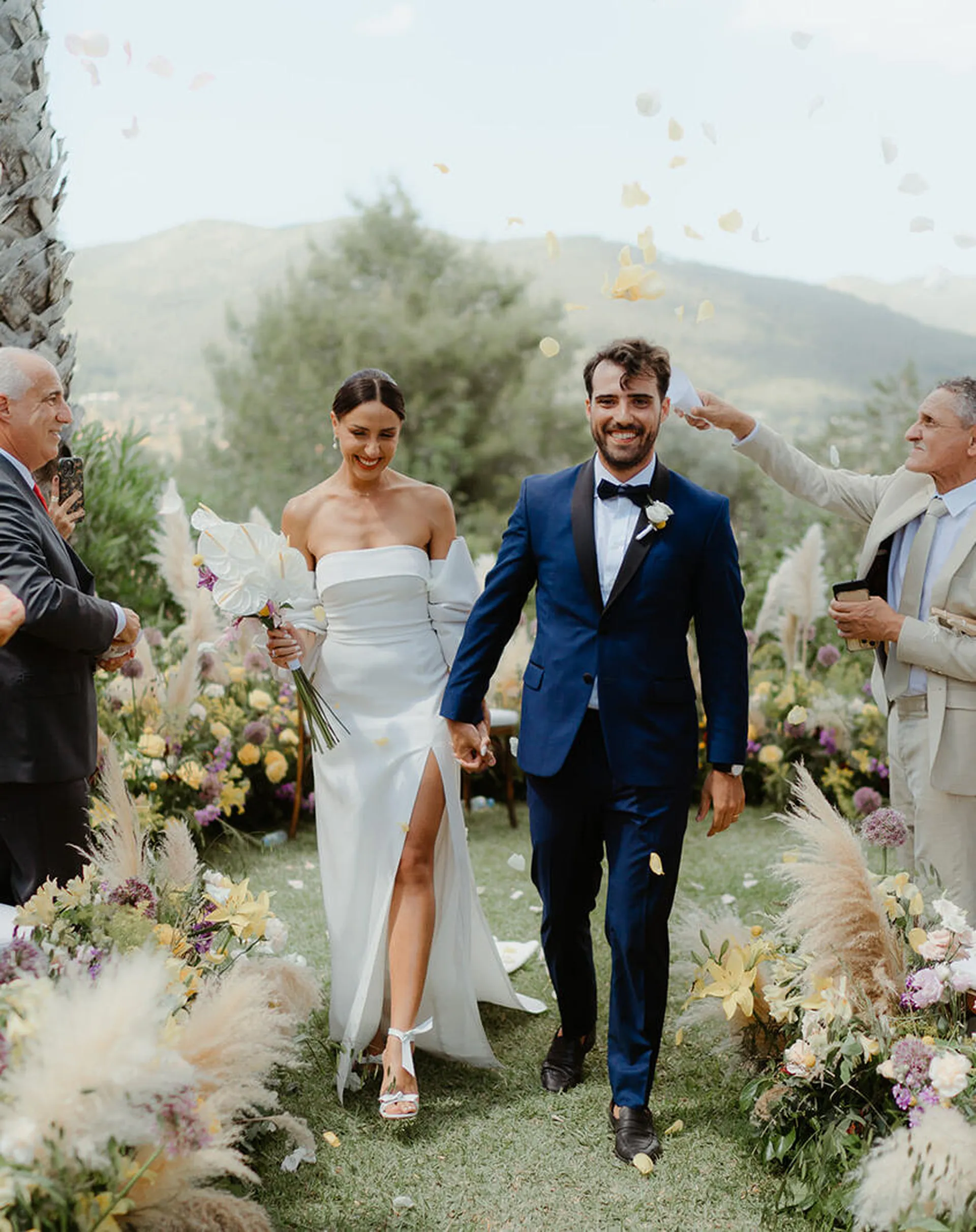 Wedding ceremony at an Ibiza finca