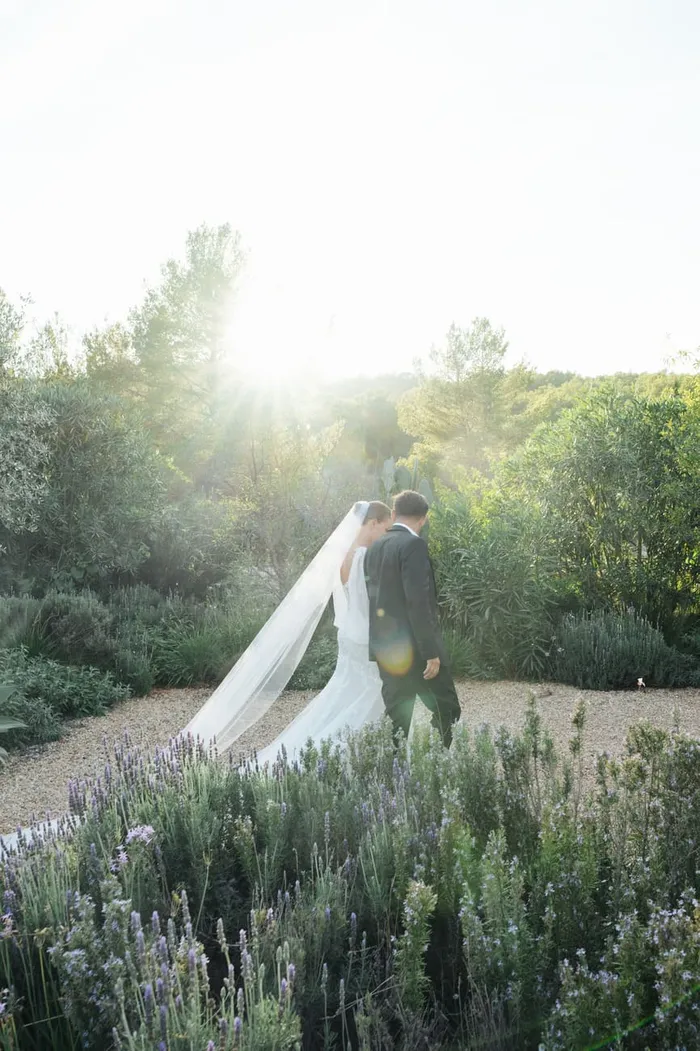 Wedding couple at Juntos house Ibiza