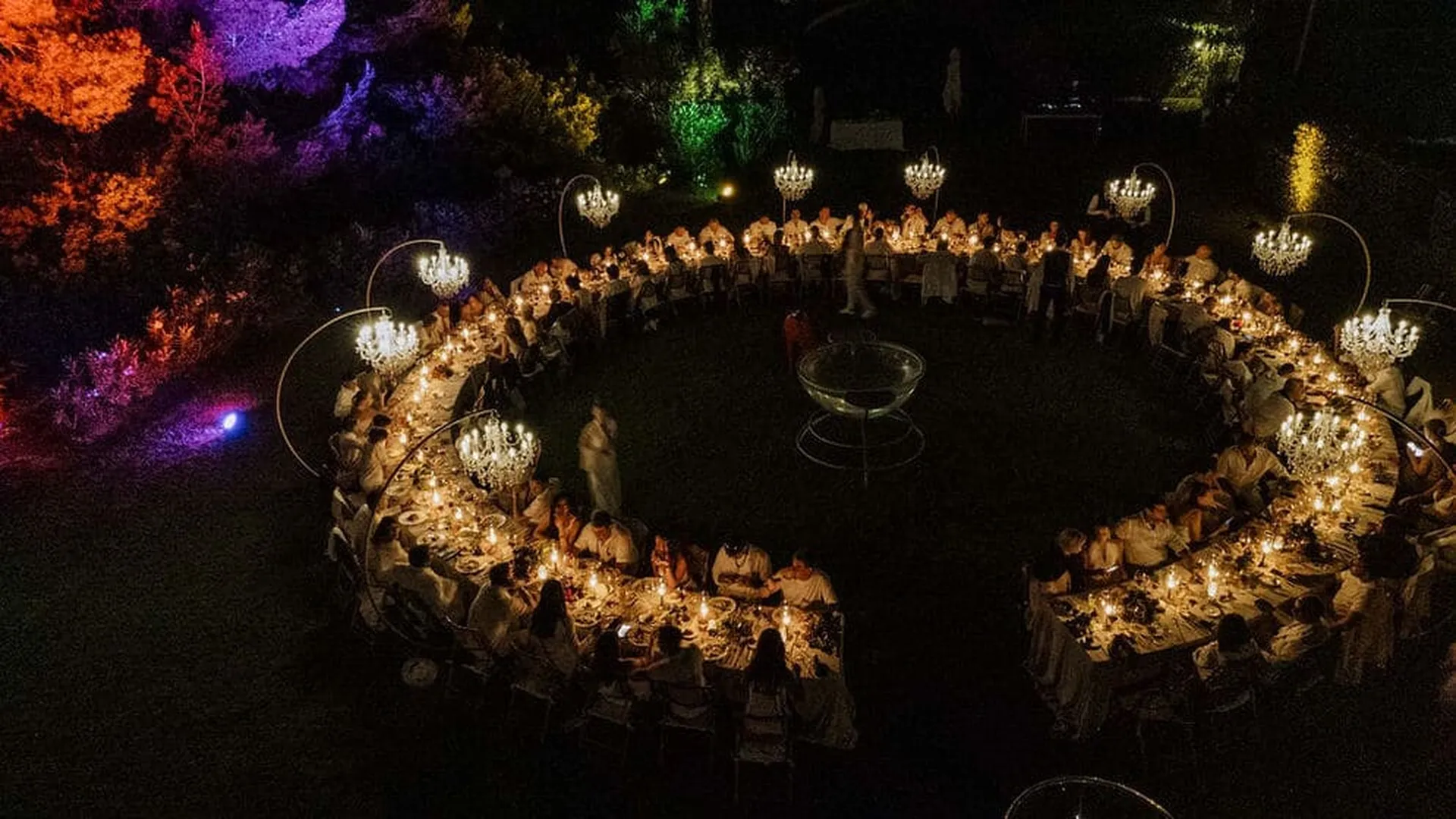 This is an impressive design of authentic wedding in ibiza in a villa studio 54 theme