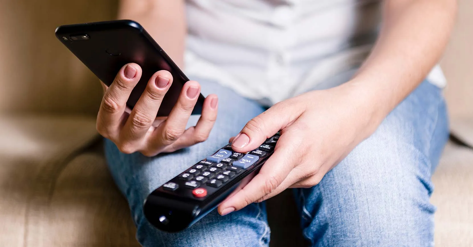 Ligar telemóvel à TV