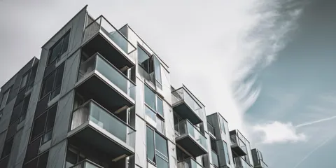 modern-contemporary-apartment-building-blue-sky-generative-ai-aig20