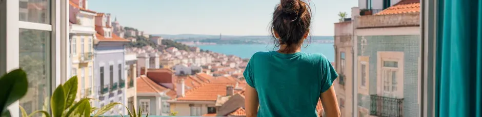 Prédios de habitação em Portugal, refletindo a redução na oferta de casas para arrendar