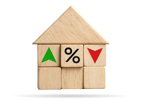 Gráfico de taxas EURIBOR a 6 e 12 meses em tendência ascendente, refletindo subida das taxas de referência