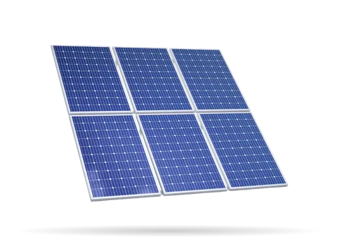 Painéis solares instalados numa cobertura residencial, associados ao apoio do governo
