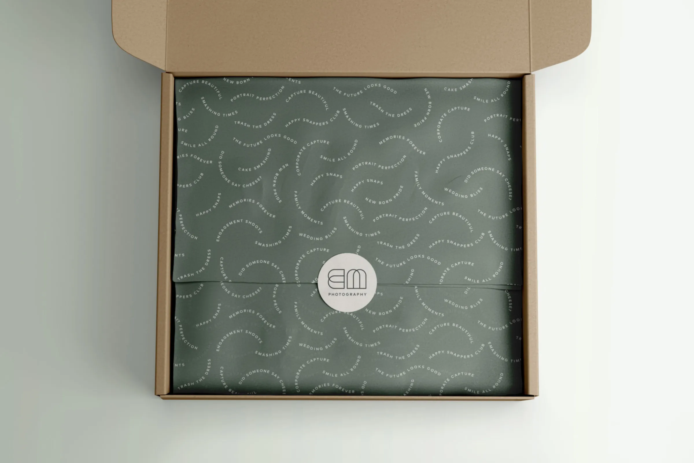Sophisticated packaging design bringing together the brand elements