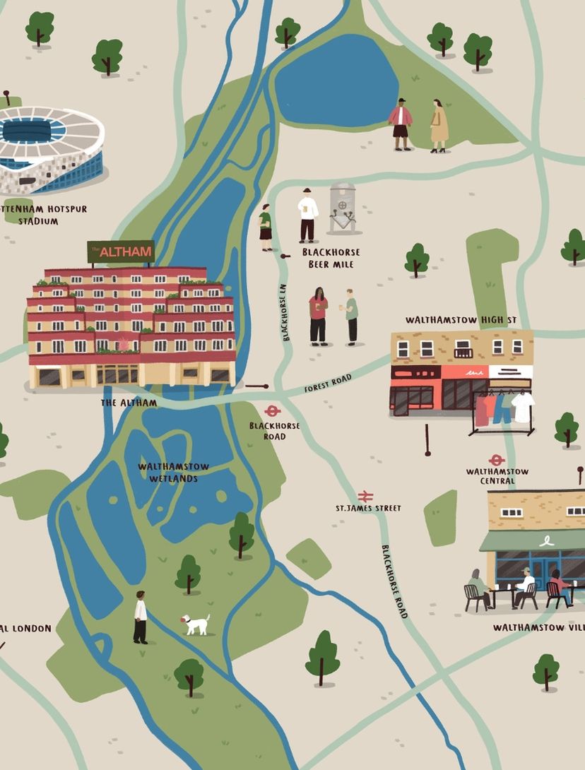 The Altham local neighbourhood map blackhorse road