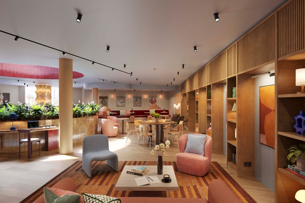 The Altham communal kitchen and dining