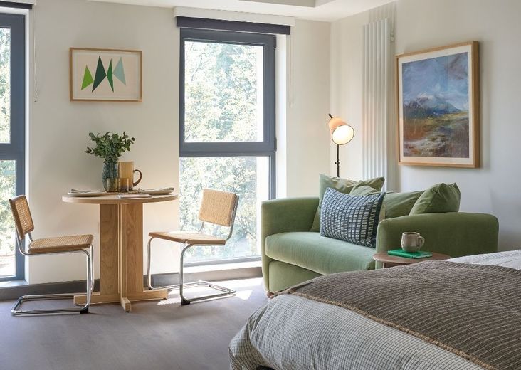The Alba Studio living area
