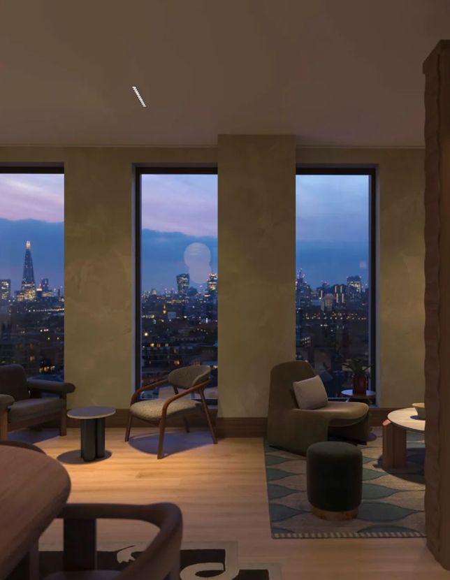 the alba communal lounge