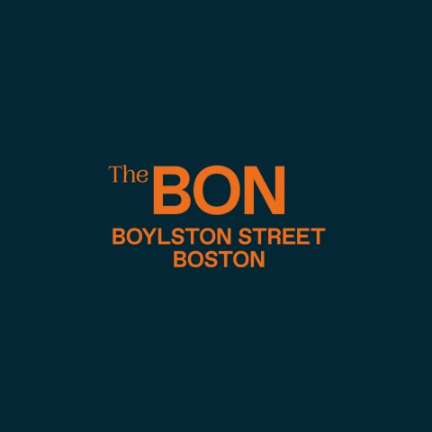 The bon logo header navigation