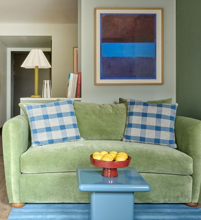 Living room at The Alba in Canada Water