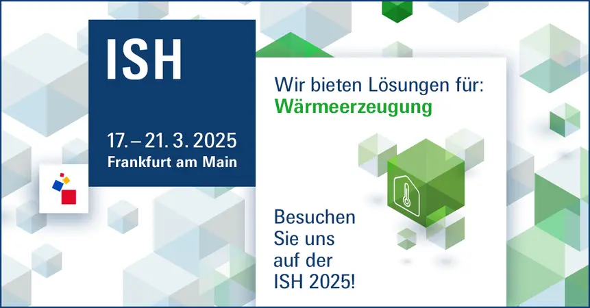 Notice of the my-PV exhibition booth at the ISH trade fair 2025