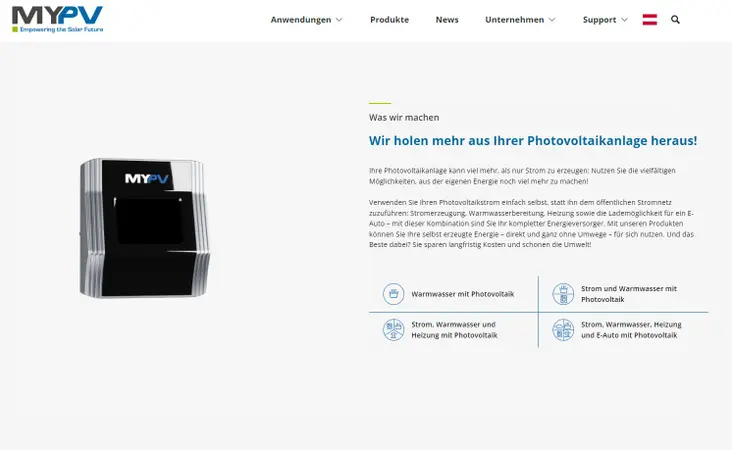 Deutsche Website my-PV